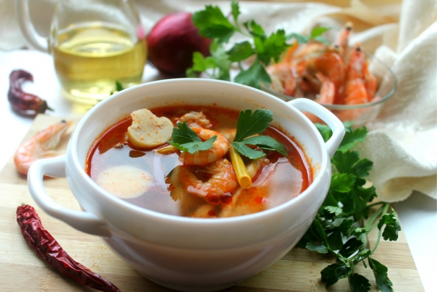 Тайский суп 