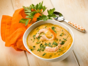 Креветочный крем-суп
