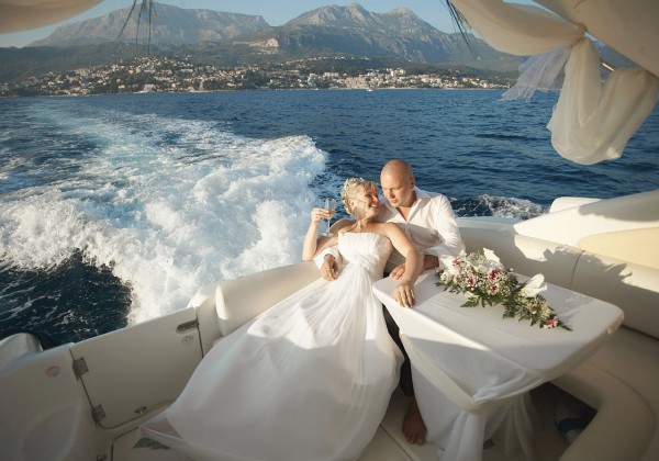 Свадьба на воде фото