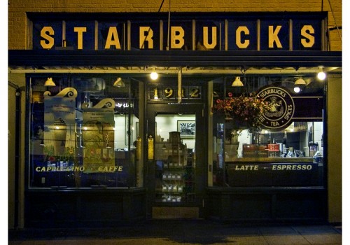Первый магазин Starbucks 1971