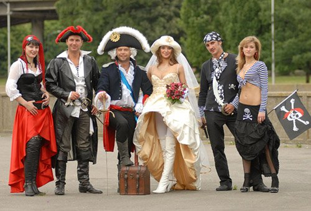 Свадьба в стиле пиратов Карибского моря
