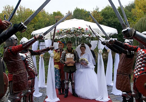 Рыцарская свадьба фото