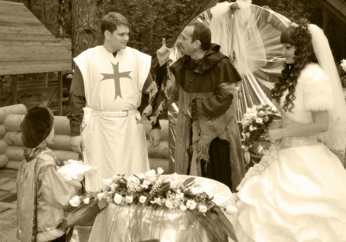 Рыцарская свадьба фото
