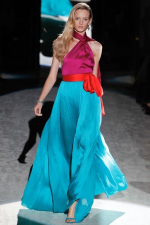 Модная юбка-макси лето 2012 - цвет и расцветки