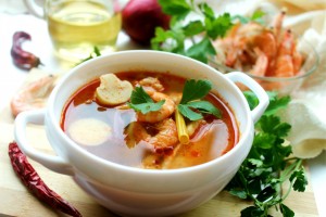 Тайский суп "Том ям кунг"